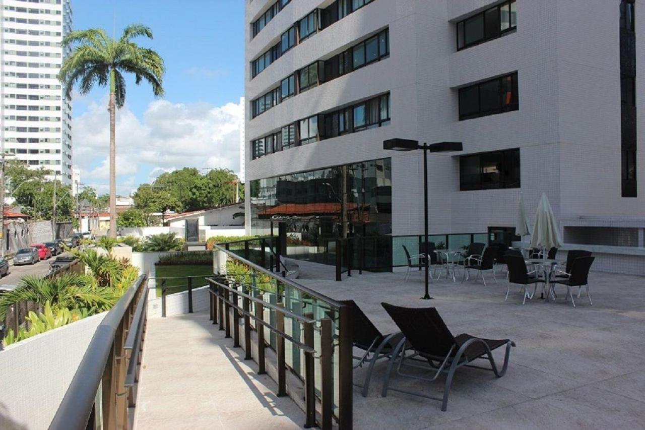 Excelente Flat Em Setubal Boa Viagem Ate 3 Pessoas Cercado Por Restaurantes E Supermercados Pm805 Recife Exterior foto